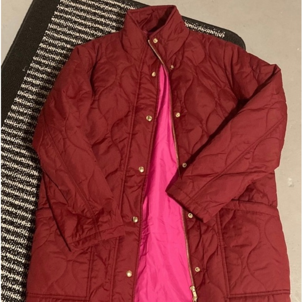 Cocoon puffer coat J. Crew Factory